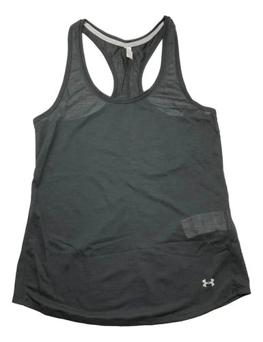 Playera Under Armour Threadbone Streaker 1271522001 Original Negro Bordado M