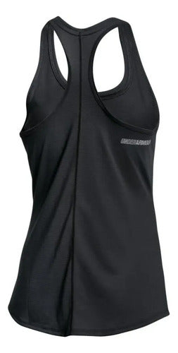Playera Under Armour Threadbone Streaker 1271522001 Original Negro Bordado M