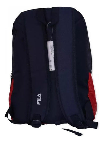 Mochila Fila Lifestyle Ta640063646 Original Moda Unisex Rojo Liso