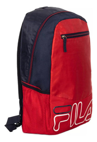 Mochila Fila Lifestyle Ta640063646 Original Moda Unisex Rojo Liso