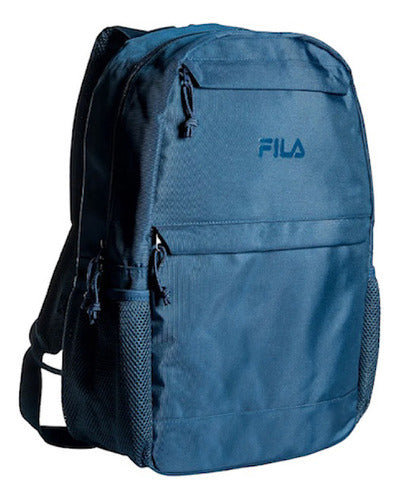 Mochila Fila Lifestyle F23l0701453 Moda Unisex - Blanco - Liso Azul