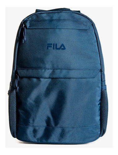 Mochila Fila Lifestyle F23l0701453 Moda Unisex - Blanco - Liso Azul