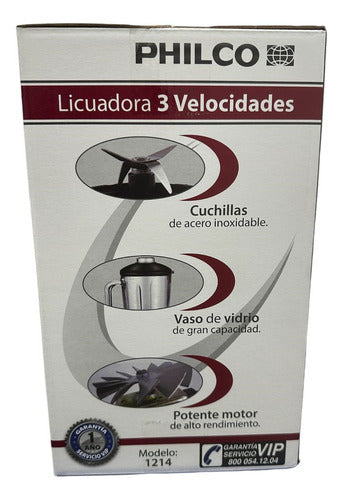Licuadora Philco 1214 Color Negro 350w Original Negro