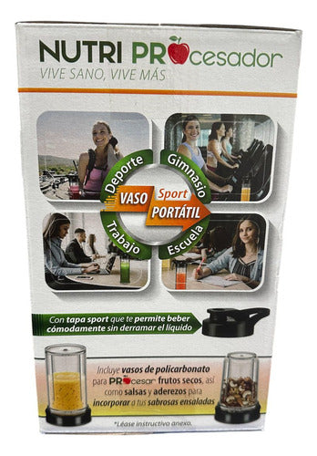 Nutri Procesador American Xl 4911 Negro Práctico Y Rápido Negro