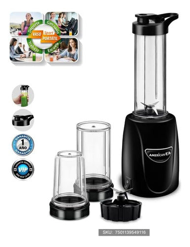 Nutri Procesador American Xl 4911 Negro Práctico Y Rápido Negro