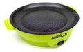 Parrilla Comal Sartén Eléctrico Antiadherente American 6022 Verde