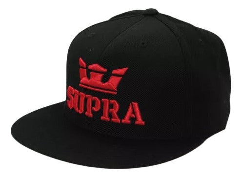 Gorra Supra Above Snap S6211501bkr Unisex Original Moda  Negro Único