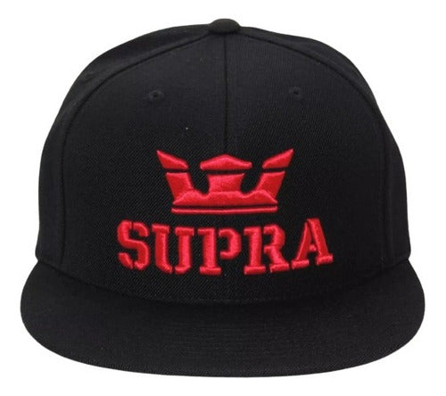 Gorra Supra Above Snap S6211501bkr Unisex Original Moda  Negro Único