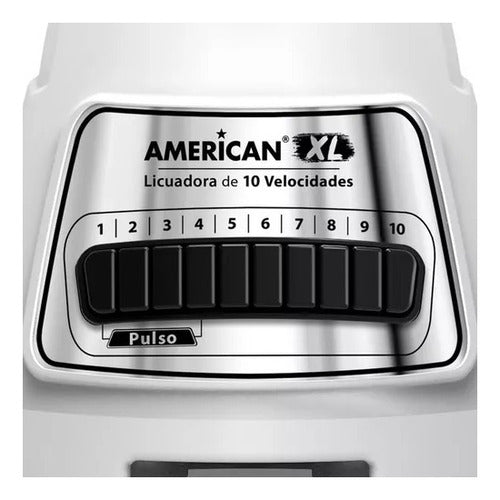 Licuadora De 10 Velocidades 7010 American Xl Blanca  Blanco