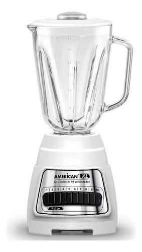 Licuadora De 10 Velocidades 7010 American Xl Blanca  Blanco