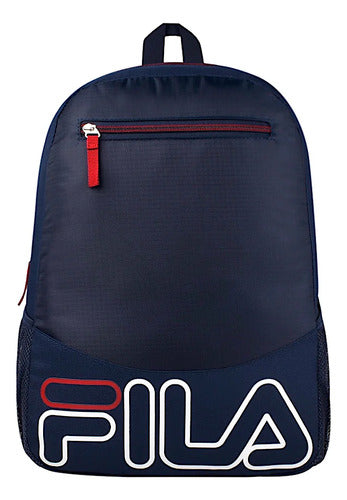 Mochila Fila Parachte Azul Ta640063140 Original Azul Liso