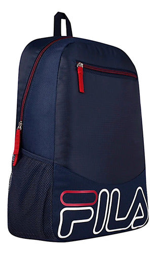Mochila Fila Parachte Azul Ta640063140 Original Azul Liso