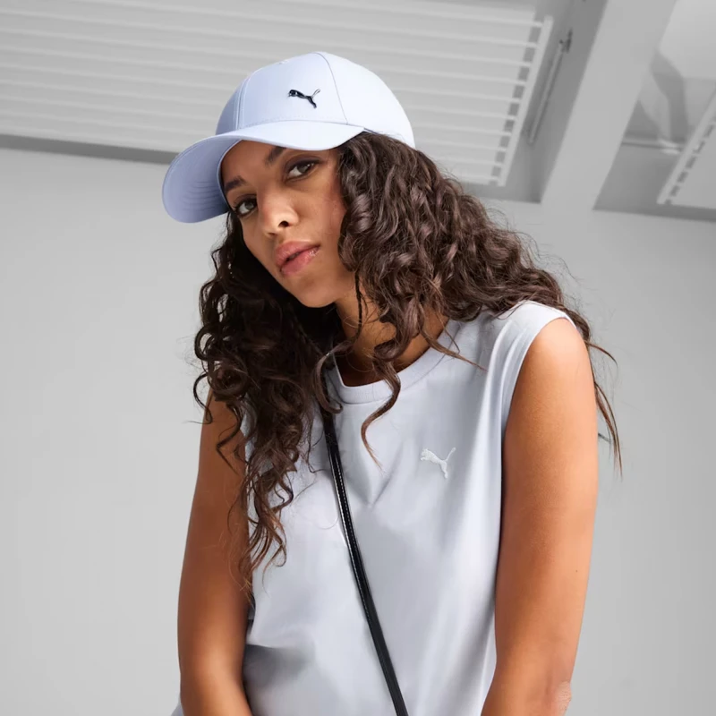 Gorra de béisbol Puma Cat de Ess Metal, color blanco