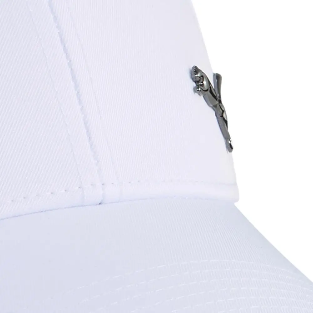 Gorra de béisbol Puma Cat de Ess Metal, color blanco