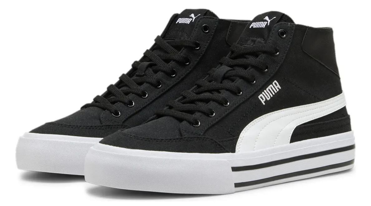 Tenis Puma Court Classic Vulc Mid de adulto unisex