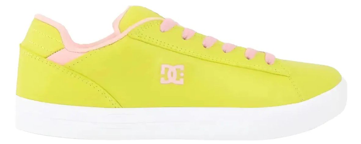 Tenis Skate Dc Shoes Notch Sn Mx Mujer Adjs100128lig Casual Amarillo 23.5 Mx