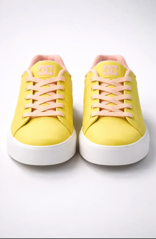 Tenis Skate Dc Shoes Notch Sn Mx Mujer Adjs100128lig Casual Amarillo 23.5 Mx