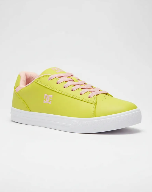 Tenis Skate Dc Shoes Notch Sn Mx Mujer Adjs100128lig Casual Amarillo 23.5 Mx