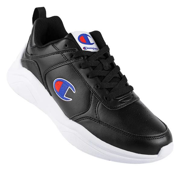 Tenis Champion Next Caballero Cas10222m Negro Confortable Negro Lisa 28  Mx