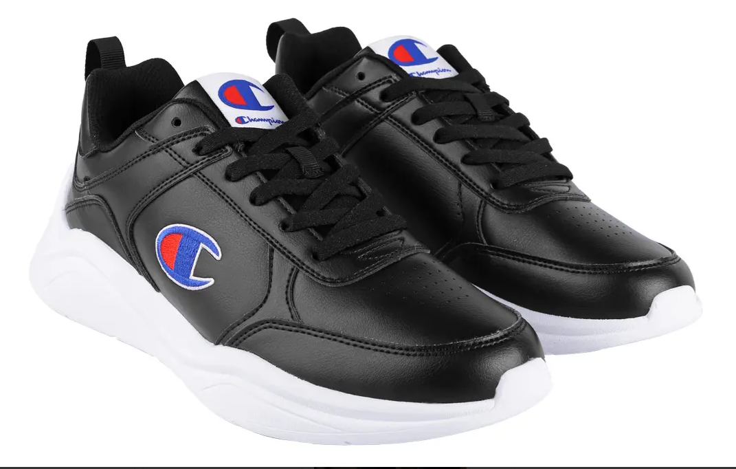 Tenis Champion Next Caballero Cas10222m Negro Confortable Negro Lisa 27 Mx