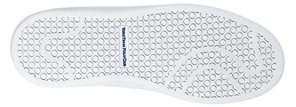 Tenis Polo Club Hom010bco York Team Comodo Original Moda Blanco Lisa 27.5 Mx